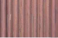 Photo Texture of Metal Corrugated Plates Painted